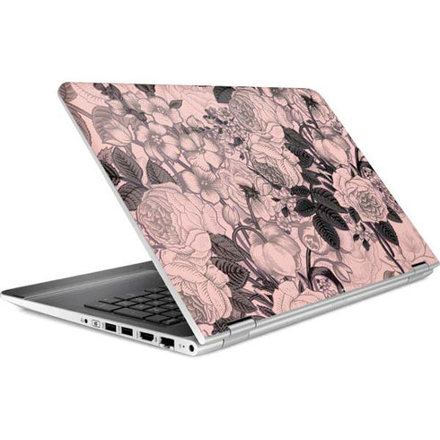 Rose Quartz Floral HP Pavilion Skin